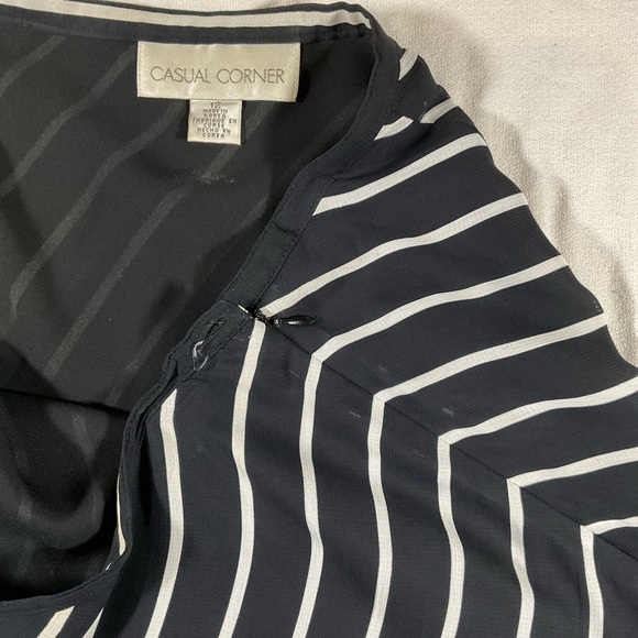 CASUAL CORNER Diagonal Striped Skirt | 12 - Picture 5 of 5